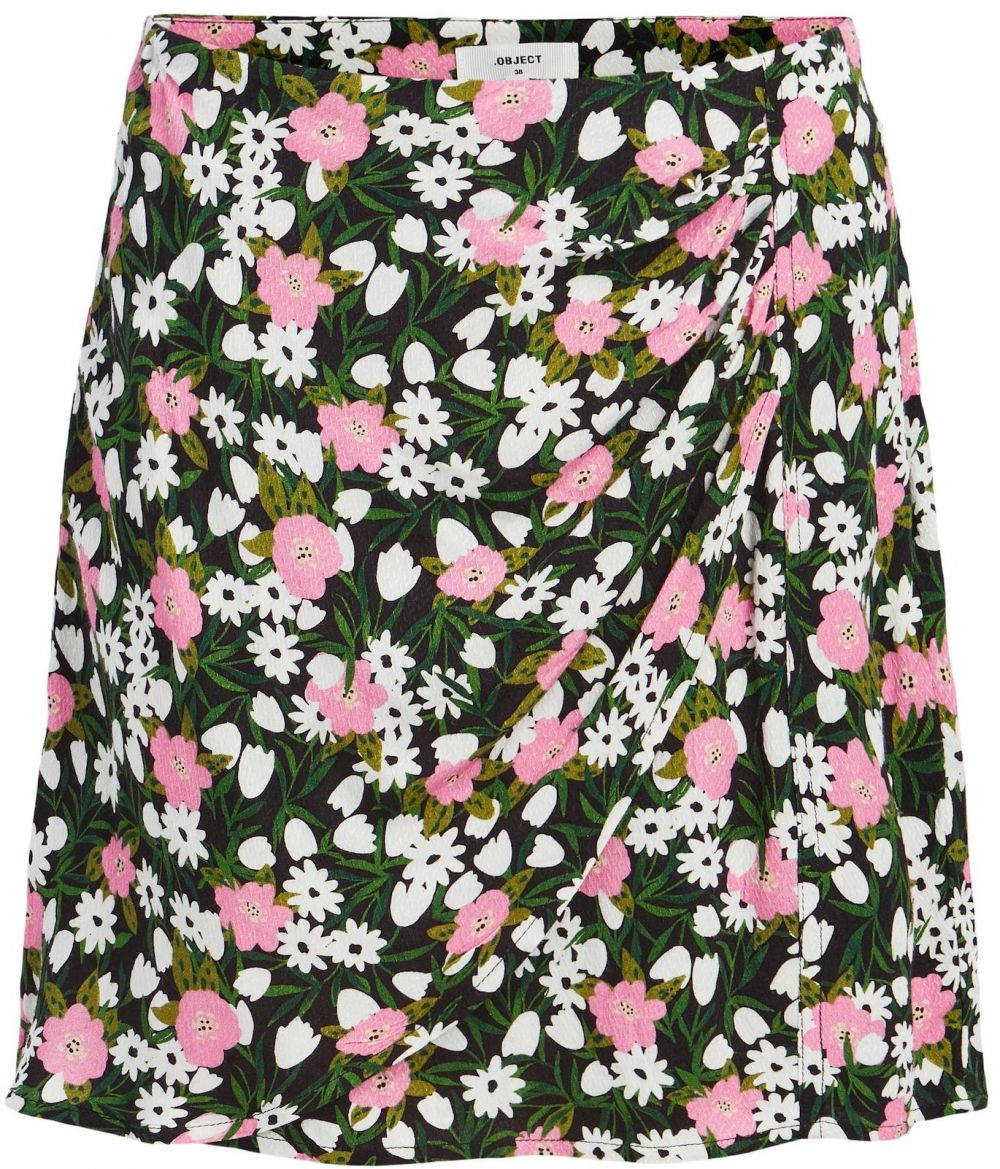 OBJECT Sukňa 'HIROMI'  olivová / ružová / čierna / biela