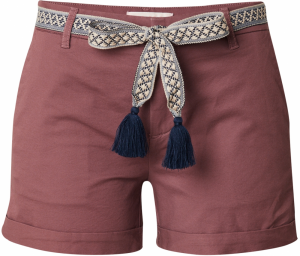 ONLY Chino nohavice 'GEORGIA'  béžová / námornícka modrá / purpurová