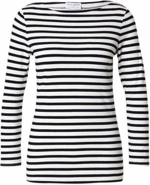 Lindex Tričko 'Pacific'  tmavomodrá / biela