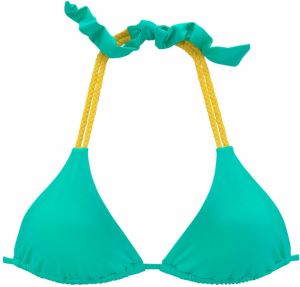 VENICE BEACH Bikinový top 'Anna'  limetková / mätová