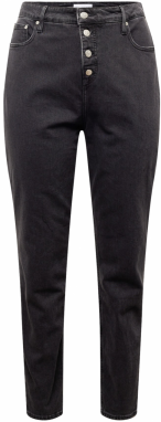 Calvin Klein Jeans Curve Džínsy 'MOM Jeans PLUS'  čierny denim