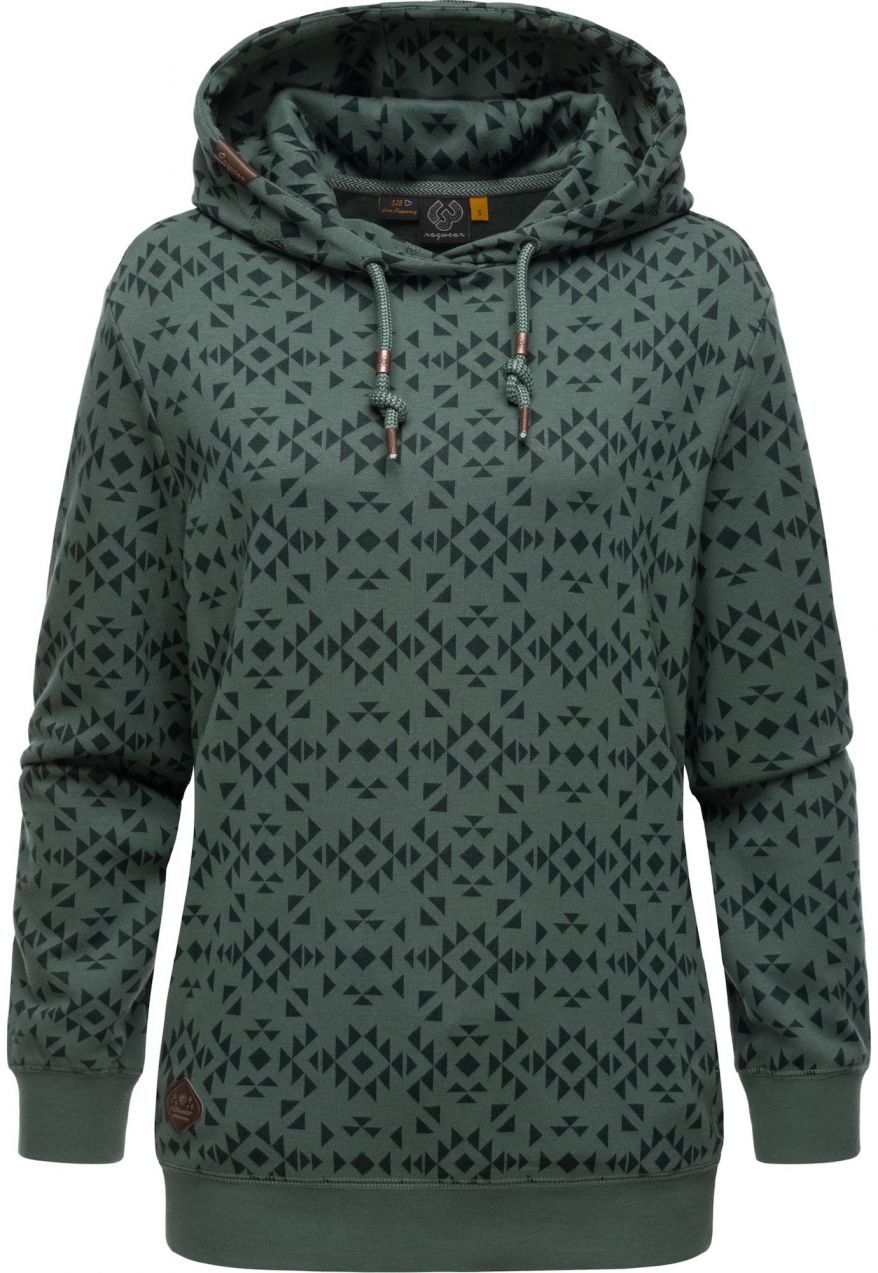 Ragwear Mikina 'Cinda'  zelená / čierna