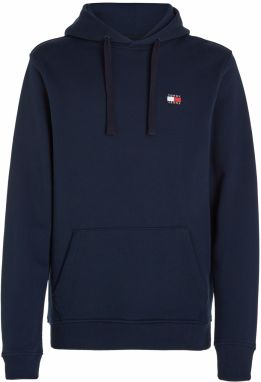 Tommy Jeans Mikina  námornícka modrá / ohnivo červená / biela