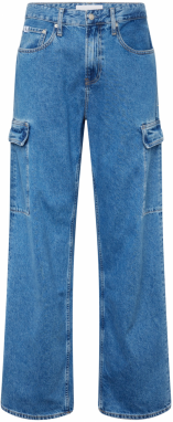 Calvin Klein Jeans Rifľové kapsáče '90'S LOOSE'  modrá denim