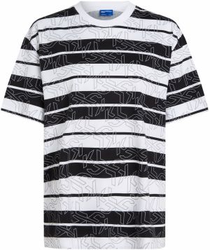 KARL LAGERFELD JEANS Tričko  sivá / čierna / biela
