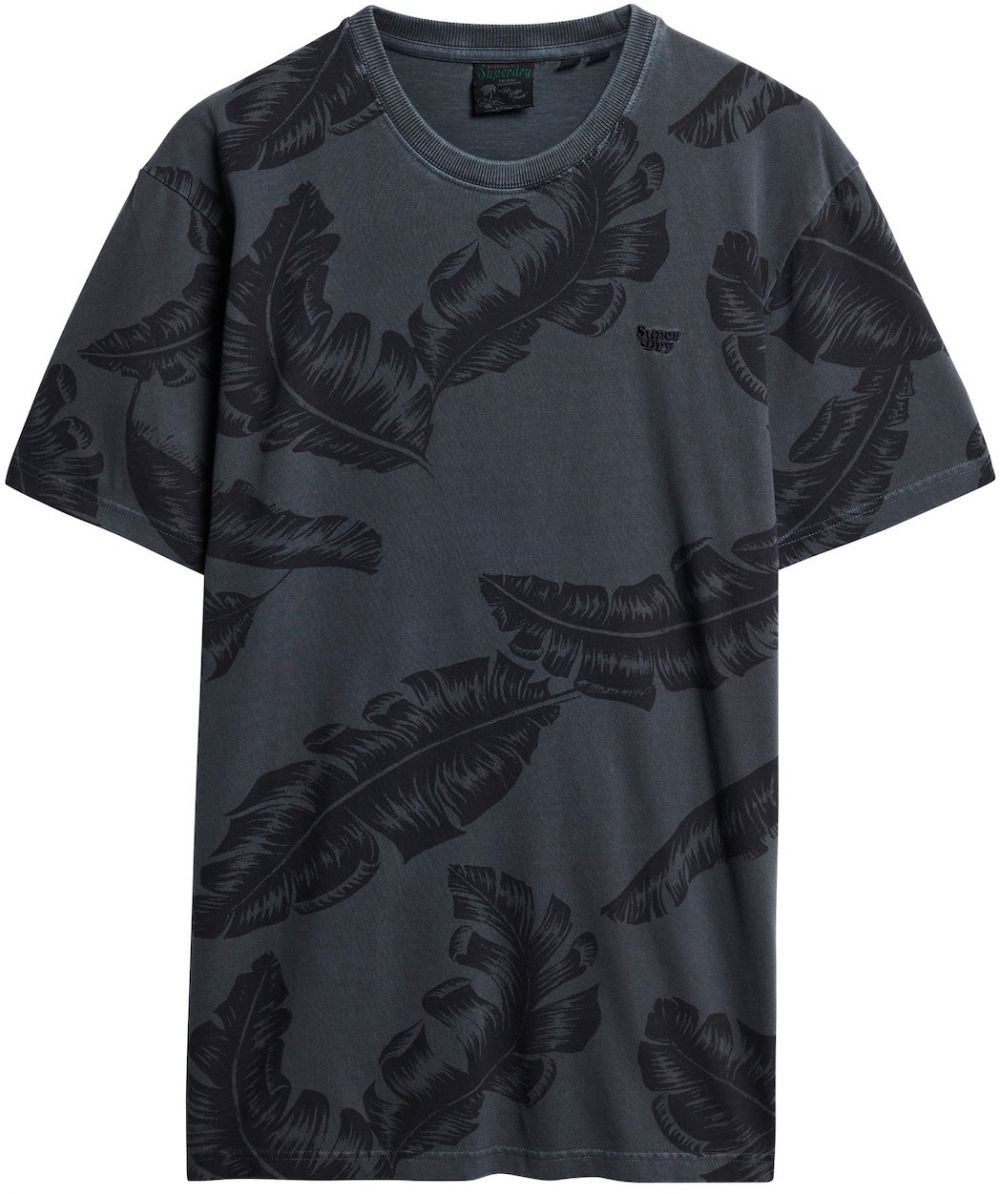 Superdry Tričko  námornícka modrá / tmavomodrá