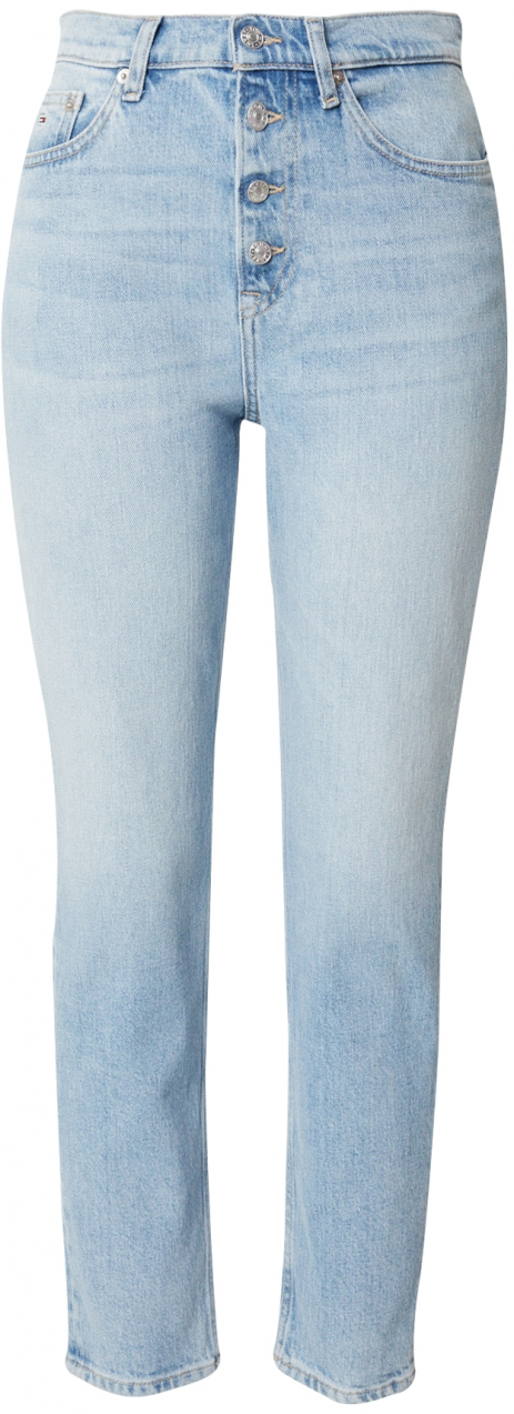 Tommy Jeans Džínsy 'IZZIE SLIM'  námornícka modrá / svetlomodrá / červená / biela