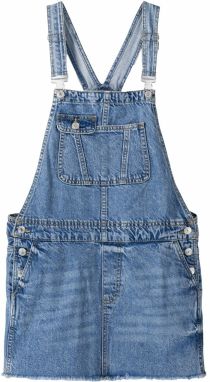 Bershka Sukňa na traky  modrá denim