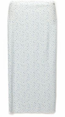 Pull&Bear Sukňa  svetlomodrá / trávovo zelená / biela