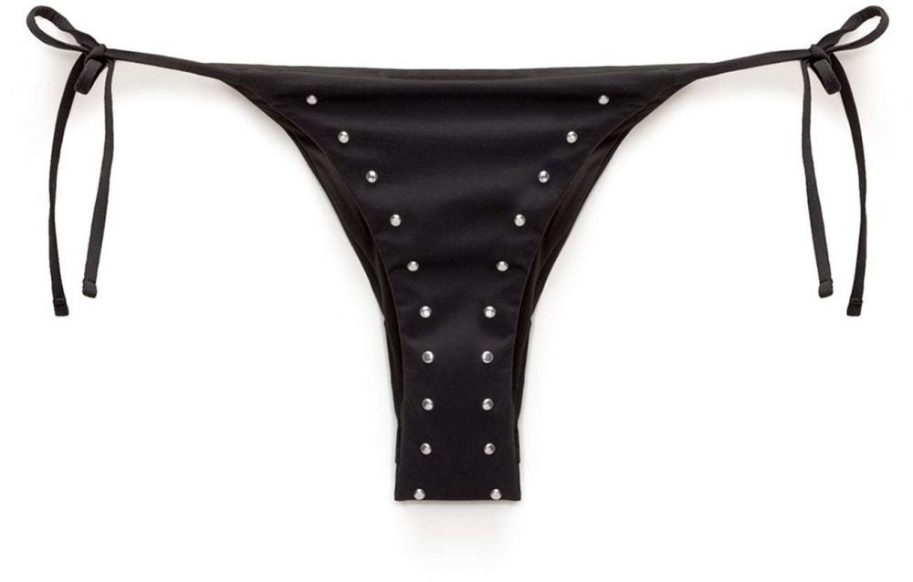 Pull&Bear Bikinové nohavičky  čierna