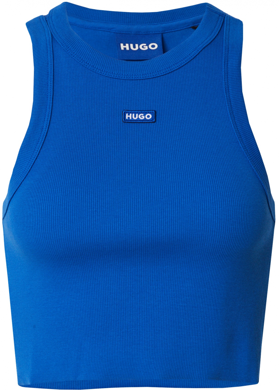 HUGO Top  kobaltovomodrá / biela
