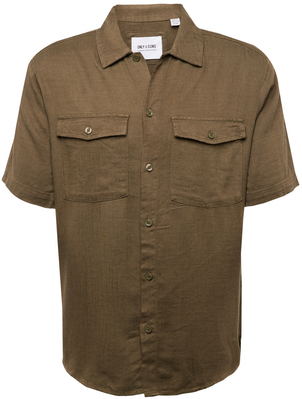 Only & Sons Košeľa 'KARI'  olivová