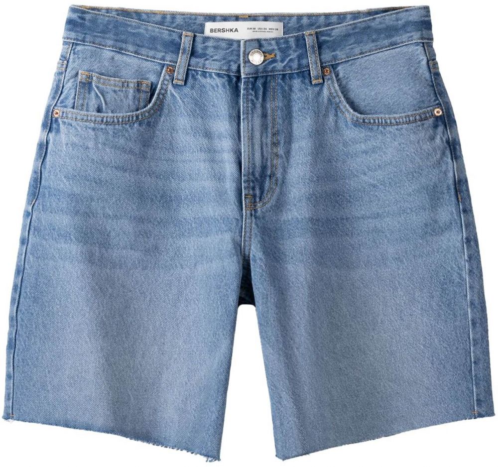 Bershka Džínsy  modrá denim