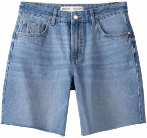 Bershka Džínsy  modrá denim