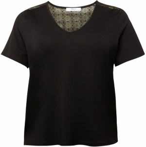 ABOUT YOU Curvy Tričko 'Charlotte'  čierna