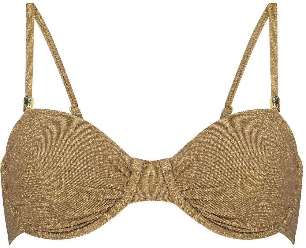 Hunkemöller Bikinový top 'Goldie'  zlatá
