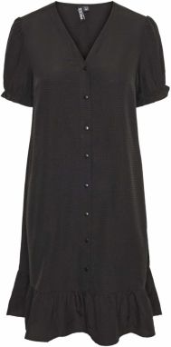 PIECES Košeľové šaty 'SIENNA'  čierna