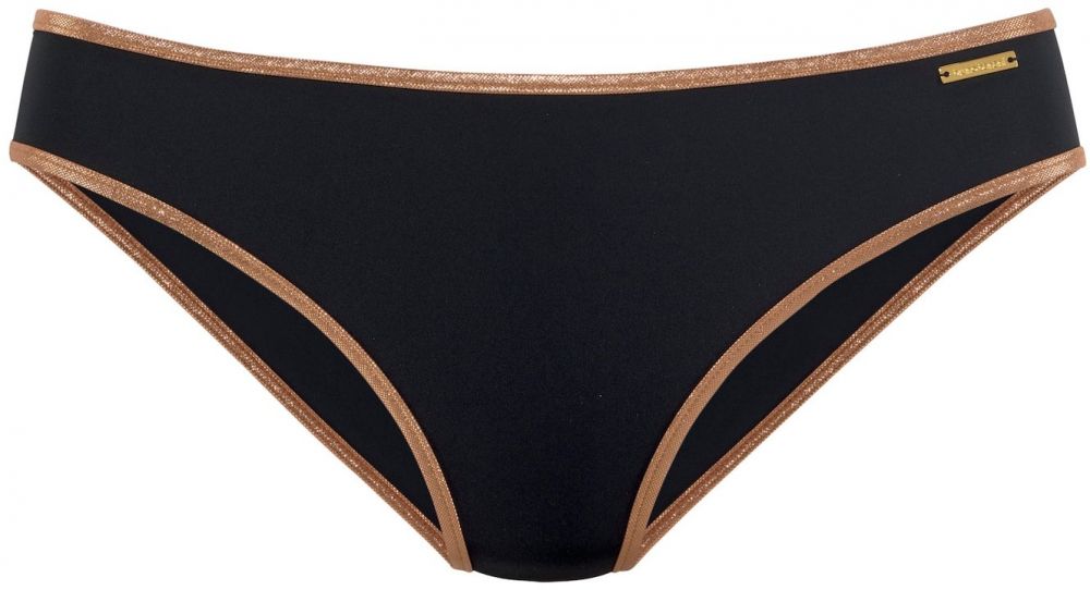 Bruno Banani Bikinové nohavičky  bronzová / čierna