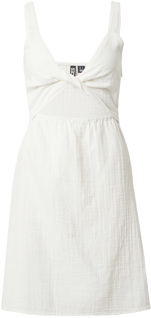 PIECES Letné šaty 'AVA'  biela