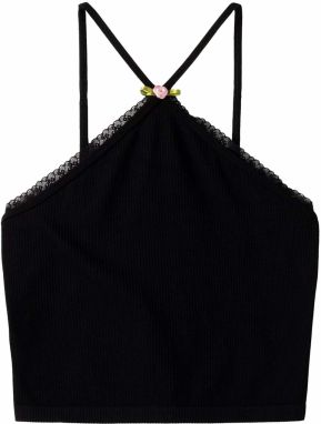 Bershka Top  čierna