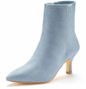 LASCANA Členkové čižmy  modrá denim