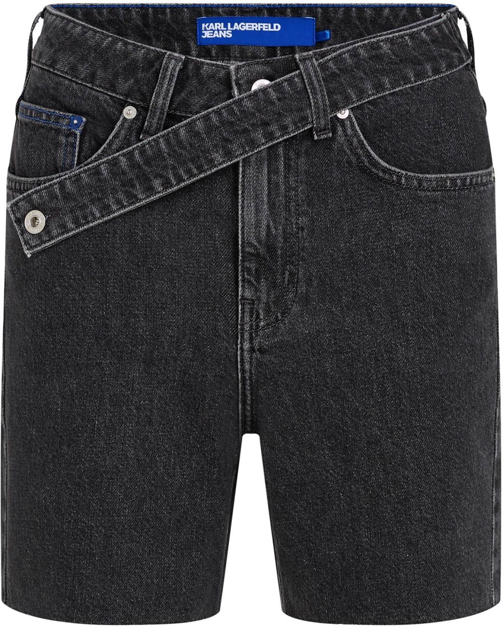 KARL LAGERFELD JEANS Džínsy  čierny denim