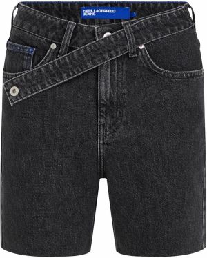 KARL LAGERFELD JEANS Džínsy  čierny denim