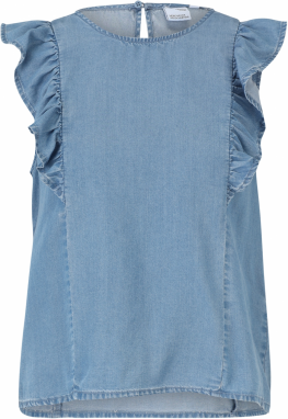 Vero Moda Petite Top 'BREE'  modrá denim