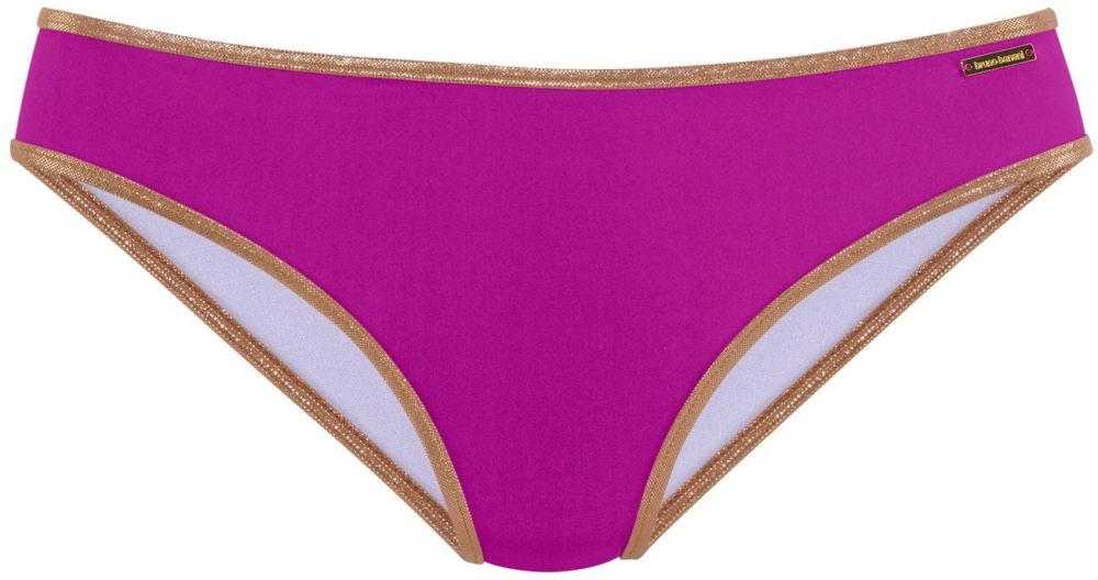 Bruno Banani Bikinové nohavičky 'Milano'  zlatá / neónovo fialová