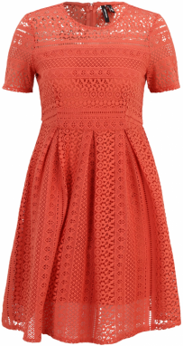 VERO MODA Šaty 'HONEY'  oranžovo červená