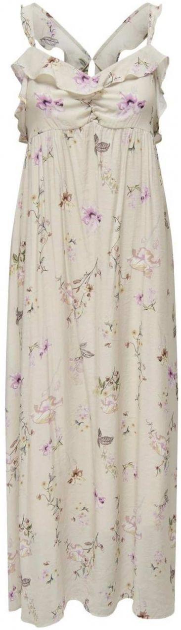 ONLY Šaty 'ONLLUCCA'  béžová / kamenná / olivová / levanduľová