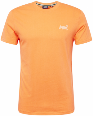 Superdry Tričko 'Essential'  oranžová / biela