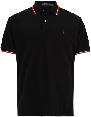 Polo Ralph Lauren Big & Tall Tričko 'SSKCCMSLMM1'  červená / čierna / biela