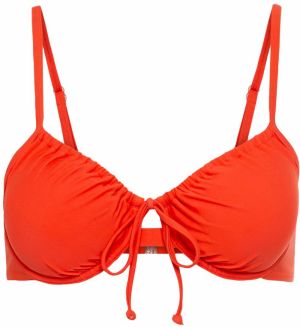 LSCN by LASCANA Bikinový top 'Gina'  oranžovo červená