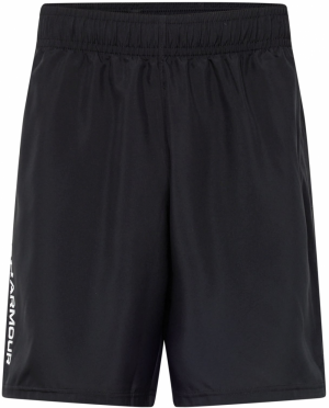 UNDER ARMOUR Športové nohavice 'Wordmark'  čierna / biela