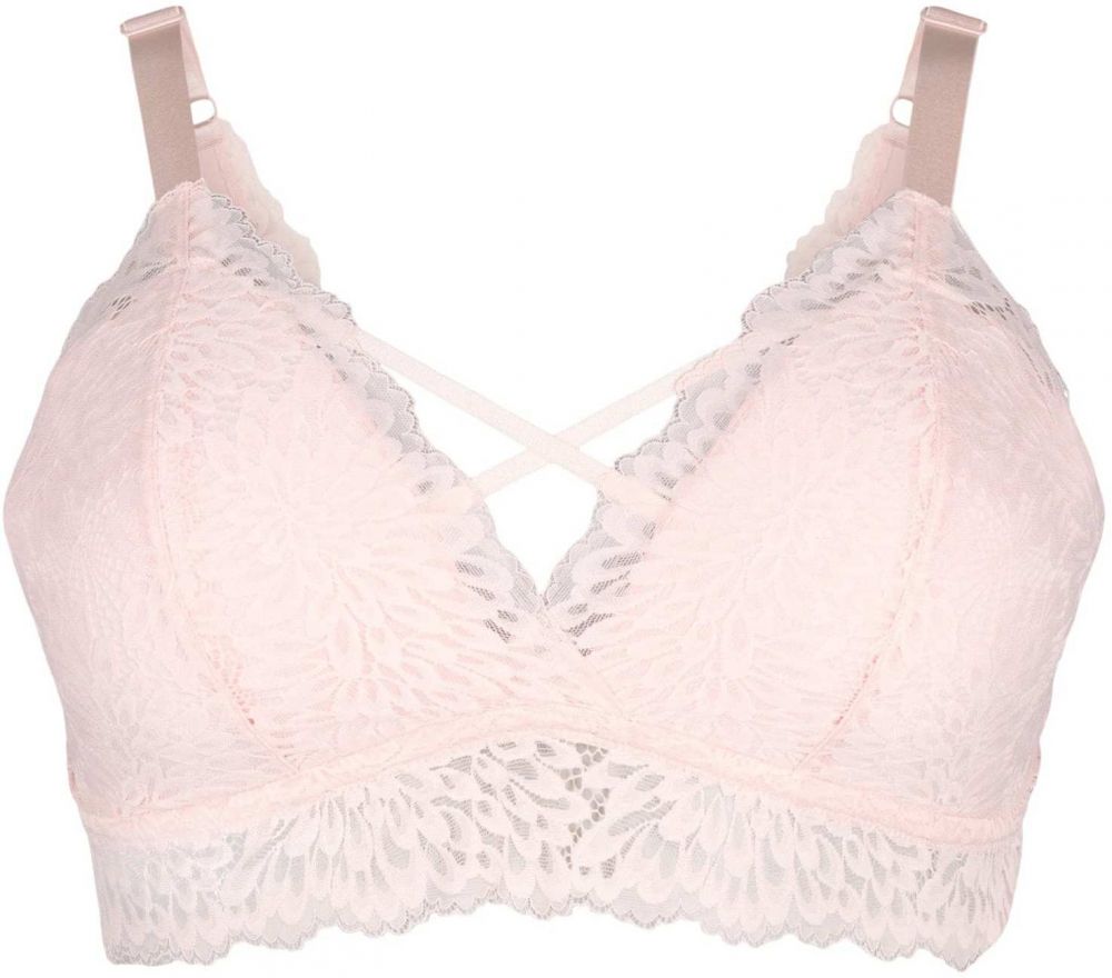 Devoted by Zizzi Podprsenka 'LUBI'  biela ako vlna