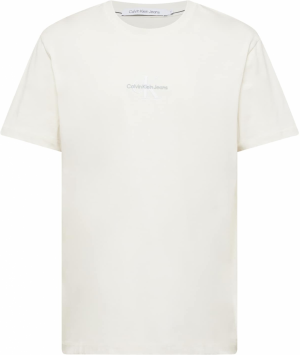 Calvin Klein Jeans Tričko  sivá / biela / prírodná biela