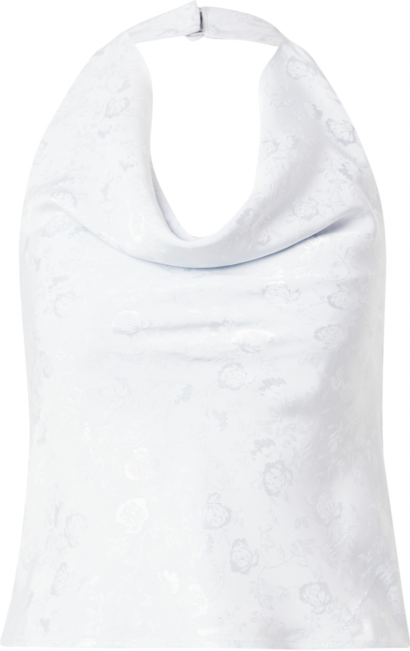 TOPSHOP Top  pastelovo modrá / strieborná