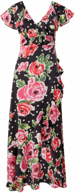 TOPSHOP Večerné šaty  pitaya / červená / čierna / šedobiela