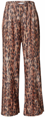 TOPSHOP Nohavice  gaštanová / brokátová / čierna