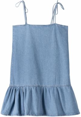 Bershka Šaty  modrá denim