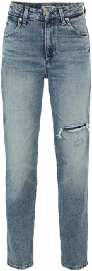 WRANGLER Džínsy 'Mom Straight'  modrá denim