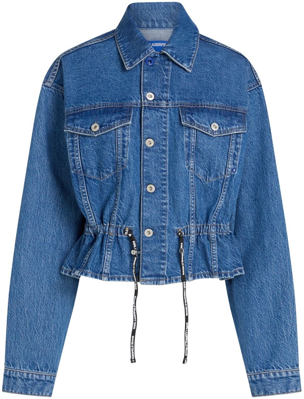 KARL LAGERFELD JEANS Prechodná bunda  modrá denim
