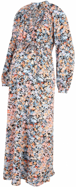 Vero Moda Maternity Košeľové šaty 'VMMGinny'  svetlomodrá / marhuľová / ružová / čierna