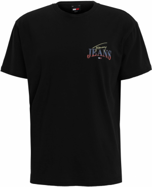 Tommy Jeans Tričko  svetlomodrá / červená / čierna / biela