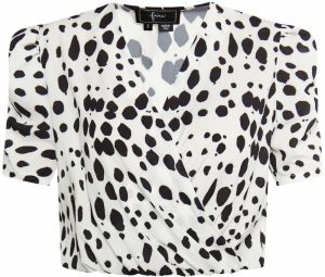 faina Blúzka  čierna / biela