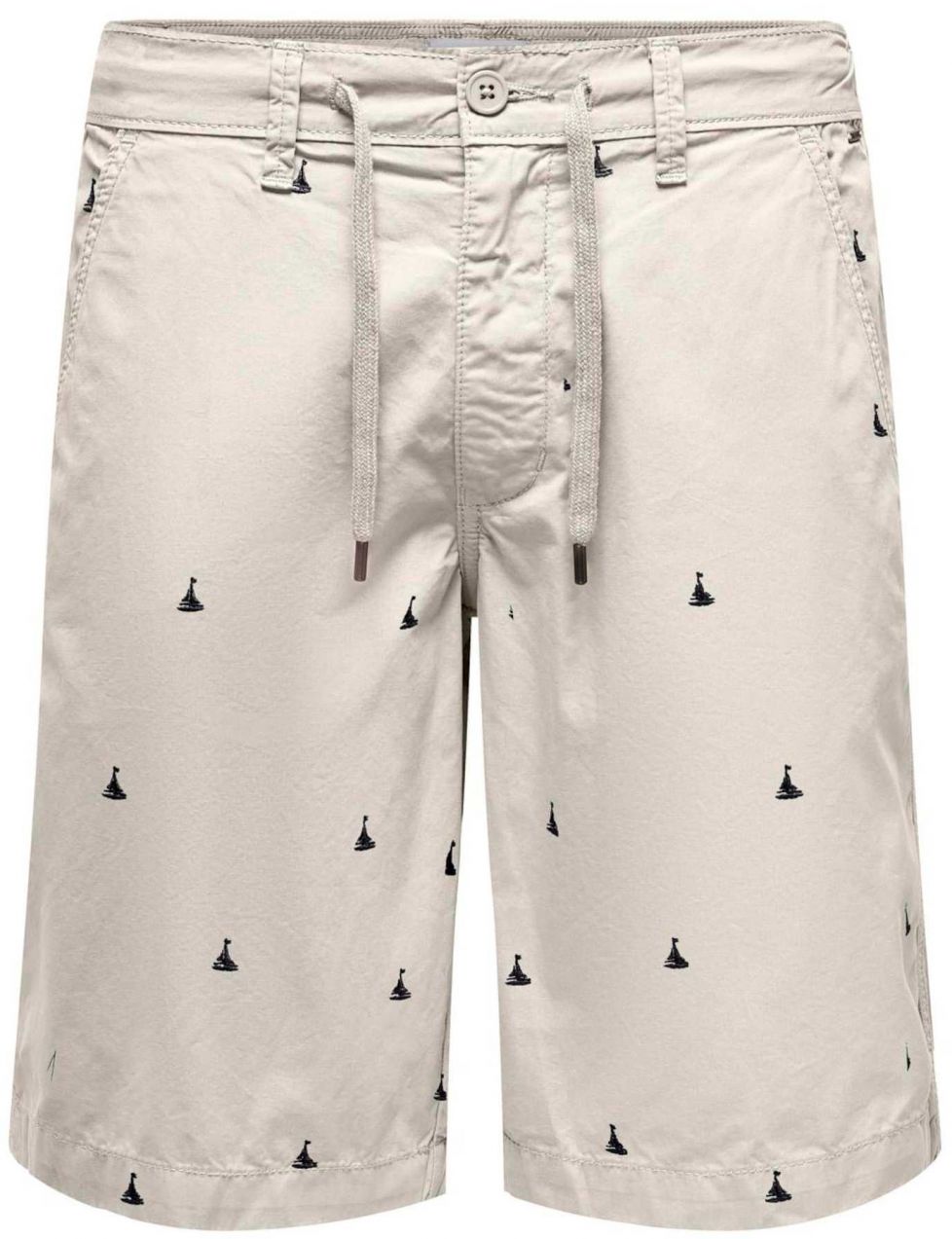 Only & Sons Nohavice 'LOC'  svetlosivá / čierna