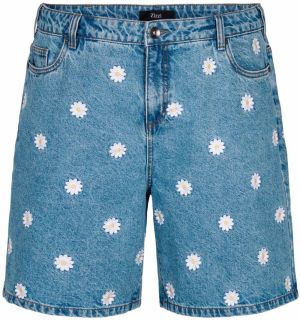 Zizzi Džínsy 'MILLE'  modrá denim / žltá / biela