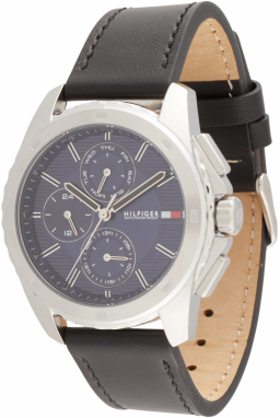 TOMMY HILFIGER Analógové hodinky  námornícka modrá / červená / čierna / šedobiela