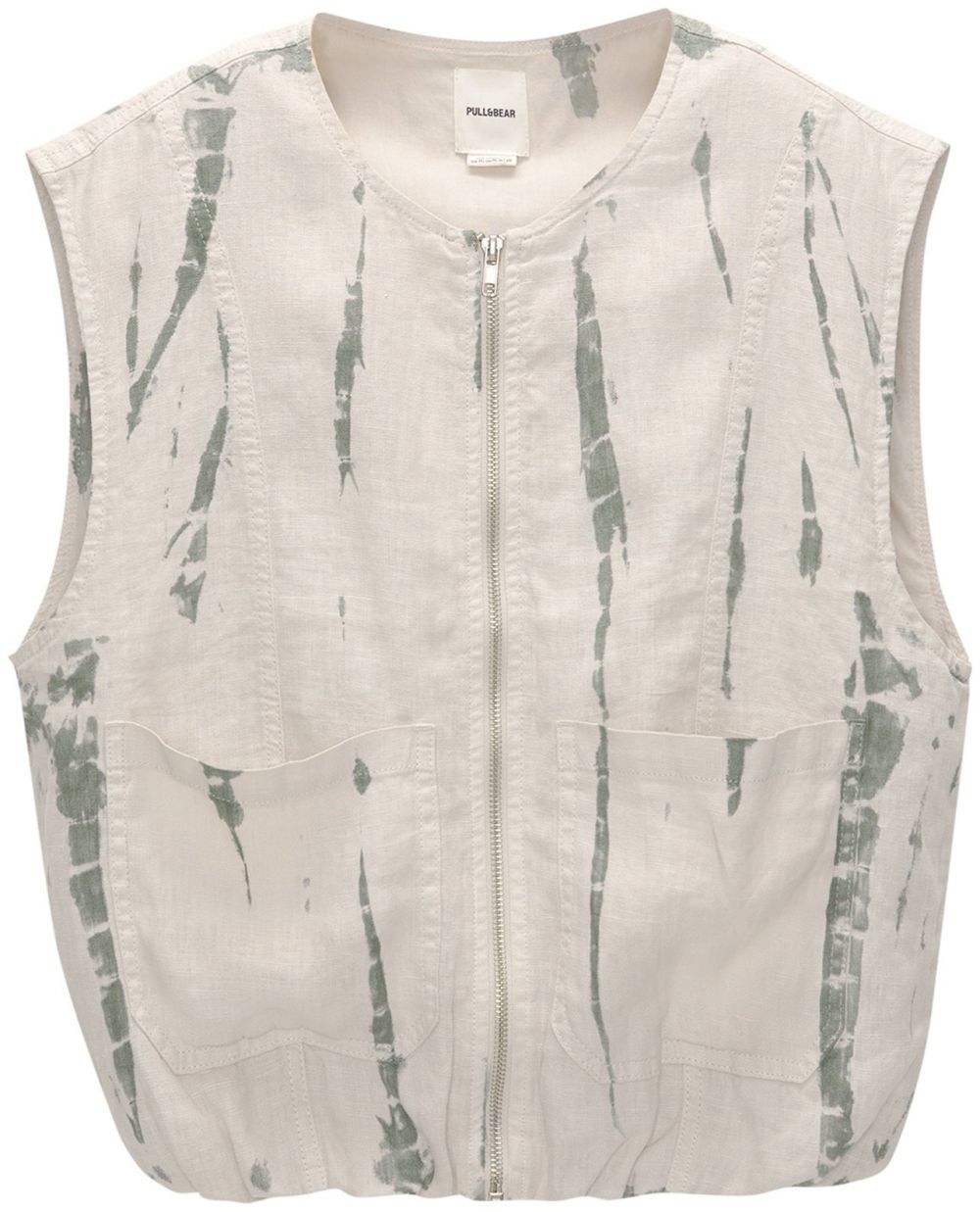 Pull&Bear Vesta  piesková / jedľová